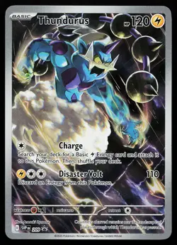 Thundurus 209 Holo Illustration Rare Scarlet & Violet Promo Pokemon Card - Image 1