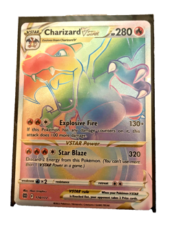 Pokemon TCG Charizard Vstar 174/172 - English Brilliant Stars Vstar Rainbow Card - Image 3
