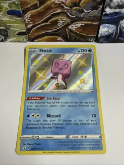 Eiscue SV035/SV122 Shining Fates Shiny Holo Pokemon Card NM - Image 1