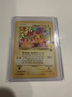Pokemon TCG Birthday Pikachu Celebrations Classic Collection Promo Card #24 EU3 - Image 2
