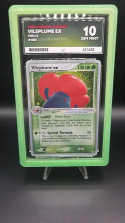 Vileplume EX 100/101 — ACE 10 — POP 1! — EX Hidden Legends — Rare Pokemon Card - Image 1