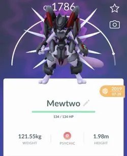 Pokemon Go PTC Acc, Guaranteed Lucky Armor Mewtwo - Image 1