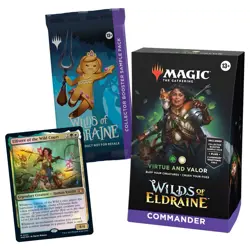 Wilds of Eldraine Magic the Gathering MTG - Virtue and Valor Commander Deck 195166232027 - Image 1