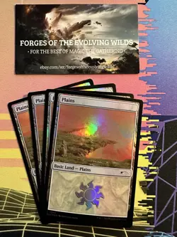 Plains 1349 Foil x4 4x 4 - Secret Lair - SLD - Angels Commander: Just like Us - Image 1