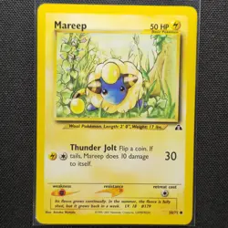 Mareep - 58/75 - Common - Neo Discovery - Pokemon Card - MP - Image 1