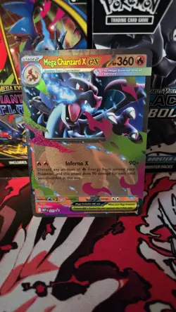 Mega Charizard X ex (029) Mega Evolution Promo​ - Near Mint Holofoil Pokemon TCG - Image 1