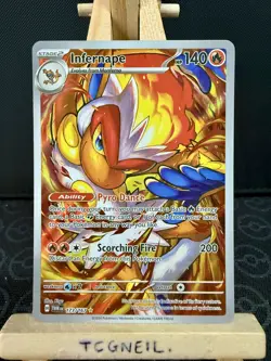 Infernape 173/167 - Pokemon Twilight Masquerade SV6: TWM - Illustration Rare NM - Image 1