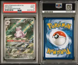 2023 POKEMON MEW EN-151 | ILLUSTRATION RARE NIDOKING 174 PSA 9 - Image 3