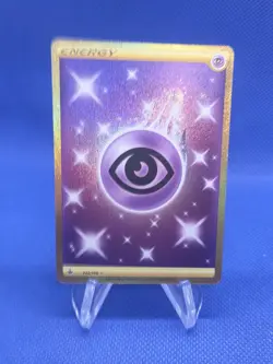 Pokemon Chilling Reign Basic Psychic Energy 232/198 Gold Secret Rare NM - Image 1