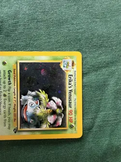 Pokemon TCG Gym Challenge Erika's Venusaur 4/132 Holo Unlimited MP/LP - Image 2