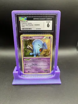2010 POKEMON HEARTGOLD & SOULSILVER PROMO #HGSS04 WOBBUFFET-HOLO CGC 6 - Image 1