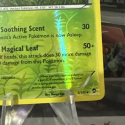 Pokemon TCG Leafeon 7/111 XY-Furious Fists Reverse Holo Card Near Mint Condition - Image 4