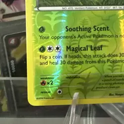 Pokemon TCG Leafeon 7/111 XY-Furious Fists Reverse Holo Card Near Mint Condition - Image 5