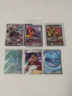 Pokemon Sealed Promo/Leon,Mega Lopunny,Aggron Full Arts/Illustration Rare Cards - Image 1