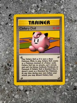 Pokemon TCG Cards Clefairy Doll 70/102 Base Set Rare - Image 1