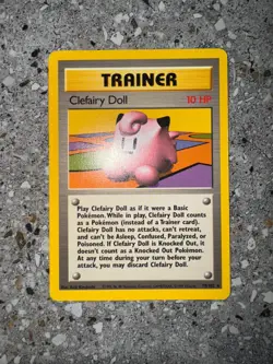 Pokemon TCG Cards Clefairy Doll 70/102 Base Set Rare - Image 3