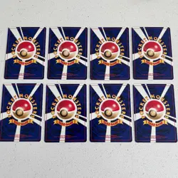 Vintage Japanese Pokemon Card Bundle Meowth Cleffa Igglybuff Larvitar - Image 2
