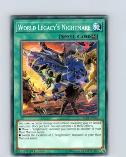 Yu-Gi-Oh TCG World Legacy's Nightmare FLOD-EN059 1st Edition Common Card NM - Image 1