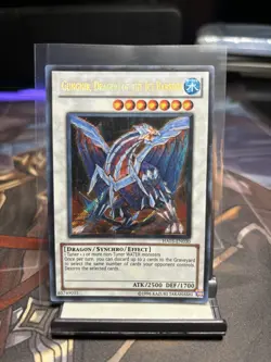 Yu-Gi-Oh! Gungnir, Dragon of the Ice Barrier Unl. HA03-EN030 Secret Rare LP x1 - Image 1