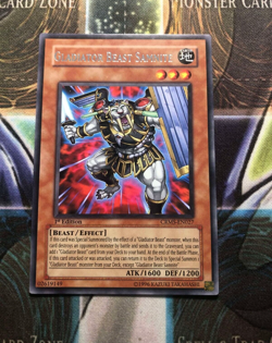 *** GLADIATOR BEAST SAMNITE *** RARE CRMS-EN027 YUGIOH! - Image 1