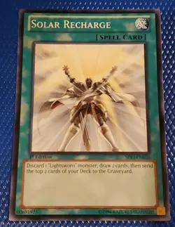 Yugioh! Solar Recharge - SDLI-EN026 - Common - 1st Edition - Image 1