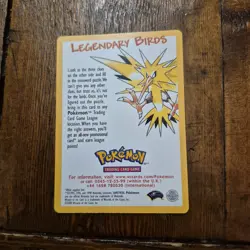 Legendary Birds Pokemon Crossword Puzzle Trading Card Promo Wizards of The Coast - Image 2
