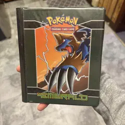 Pokemon EX Manectric Emerald Ultra Album Card Binder- Nice - Holds 32 cards - Image 1
