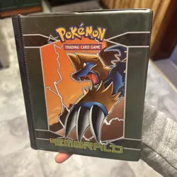 Pokemon EX Manectric Emerald Ultra Album Card Binder- Nice - Holds 32 cards - Image 4