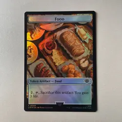 Magic the Gathering LoTR #9/12 Food / Treasure Foil Token - Image 1