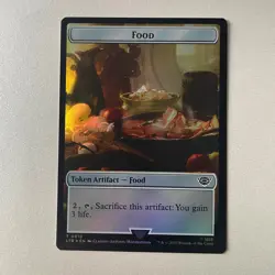 Magic the Gathering LoTR #9/12 Food / Treasure Foil Token - Image 1