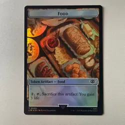 Magic the Gathering LoTR #8/9 Ballistic Boulder / Food Foil Token - Image 2
