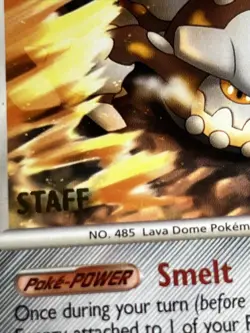 PSA 5 STAFF Heatran 2008 Pokemon Regional Championships Promo 30/146 Pokemon TCG - Image 2