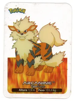 ARCANINE #059 LAMINCARD COLECCION POKEMON LAMINCARDS 2005 EDIBAS (USADA) - Image 1
