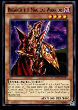 Yu-Gi-Oh TCG Spellcaster's Command #SDSC-EN011 Breaker the Magical Warrior NM - Image 1