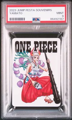 2023 Jump Festa Souvenirs Yamato One piece Cards Promo Japan PSA9 - Image 1