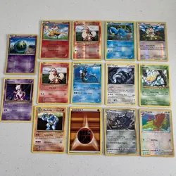Pokemon Card Bundle Mewtwo Lugia Gyarados Steelix Growlithe Mixed - Image 1