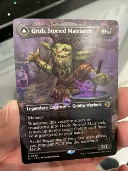 Grub, Storied Matriarch (Borderless) 289 NM Normal Lorwyn Eclipsed MTG EN - Image 1