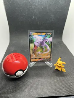 Pokemon TCG Aerodactyl V Sword & Shield - Lost Origin 092/196 Regular Ultra Rare - Image 1