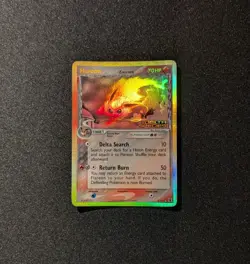 Pokemon EX DELTA SPECIES - #5/113 Flareon - Reverse Holo - ENG - Damaged - Image 3
