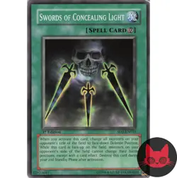 Yugioh Swords of Concealing Light SD5-EN031 Common 1st Edition LP - Image 1