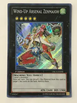 Carte Yu-Gi-Oh - JCC - Wind-Up Arsenal Zenmaioh - ORCS-EN098 - Image 1