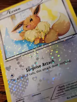 Eevee RC14/RC25 Radiant Collection Pokemon TCG Card Full Holo NM-LP - Image 2