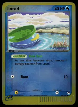 Pokemon Card - Lotad Sandstorm 66/100 Common Reverse Holo - Image 1