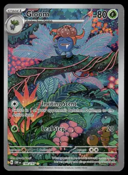 Pokemon Cards Gloom 198/197 Obsidian Flames Illustration Rare NM *4 - Image 1