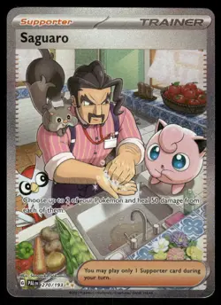 Pokemon Cards Saguaro 270/193 Paldea Evolved Special Illustration Rare NM - Image 1