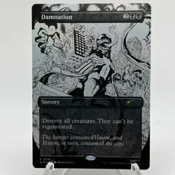 Damnation FOIL: Secret Lair Drop: Spider-Man MTG Venom Unleashed Inks (NM) - Image 3