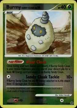 Burmy Sandy Cloak 79/132 Reverse Holo DP Secret Wonders Pokemon - Image 1