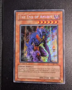 Yu-Gi-Oh! Vintage Anubis Lot - 1st Edition Holo Trap & Effect Monster - Image 3