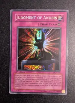 Yu-Gi-Oh! Vintage Anubis Lot - 1st Edition Holo Trap & Effect Monster - Image 5
