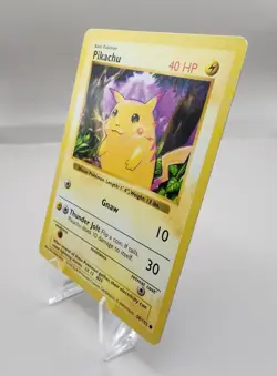 Pikachu 58/102 Shadowless RED CHEEKS NM Base Set Vintage Pokemon Card WOTC 1999 - Image 4